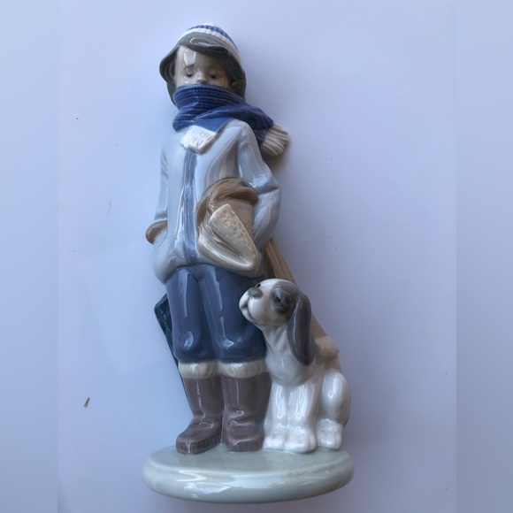 Vintage Lladro #5220 WINTER - Picture 1 of 6